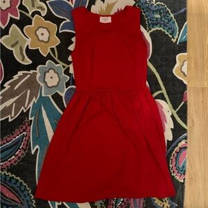 EVERLY SLEEVELESS DRESS RED SIZE SMALL